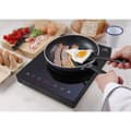 Miniatyrbild 3 av 3: Bärbar induktionsspis med touchpanel, 1 Black Line värmezon, dia. 22 cm 2000 W - Hendi 239391