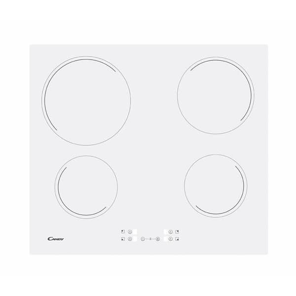 Spishäll - CANDY - CH64CCW - Keramisk - 4 zoner - Touch - 6500 W Vit