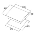 Miniatyrbillede 2 af 2: Cata Ib 5003 Bk Induktionskomfur