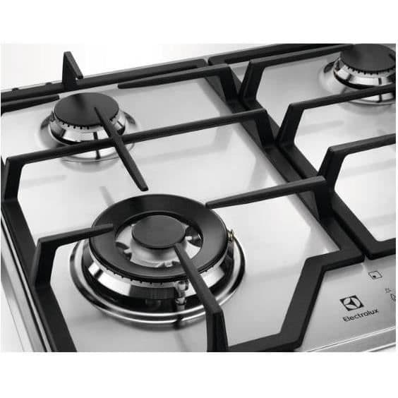 Electrolux KGS6436SX, Inbyggd, Gasspis, Rostfritt stål, Rostfritt stål, 1000 W, Rund