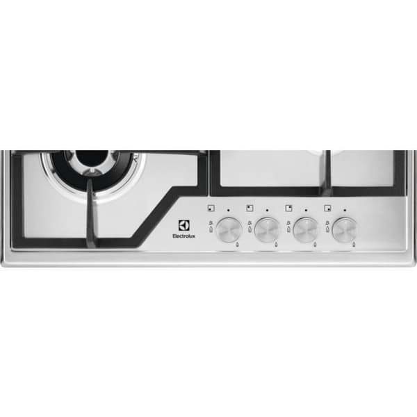 Electrolux KGS6436SX, Inbyggd, Gasspis, Rostfritt stål, Rostfritt stål, 1000 W, Rund