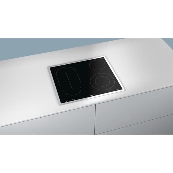 Siemens EA645GMA1E häll - Keramik - Glaskeramik - Svart - Rostfritt stål - Touch - 7100 W
