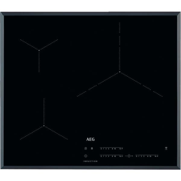 AEG IKB63435FB, Inbyggd, Häll med induktionszon, Svart, 2500 W, 14,5 cm, 2800 W