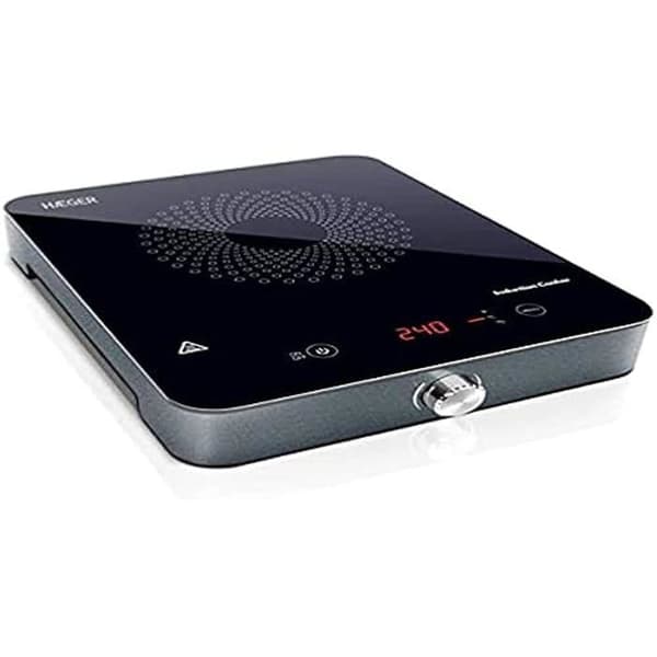 Induktionshäll - HAEGER - Induktion Plus - 2000 W - LED-skärm - 1 kokzon