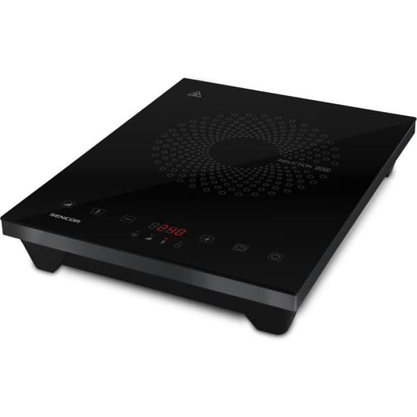 Induktionshäll - SENCOR - SCP 3601GY - 2000 W - 1 brännare - Svart