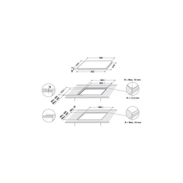 Indesit Is 83 Q 60 Ne Induktionshäll