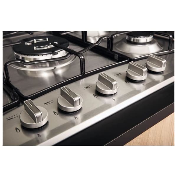 Spisplatta - Hotpoint - PCN 752 T-IX-HAR - Rostfritt stål - 5 zoner - Gas