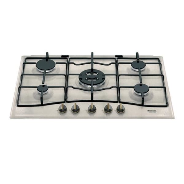 Hotpoint PC 750 T (AV) R -HA gasspis, emaljerad, svart, brons, havregryn - 5 brännare - 10500 W Havre