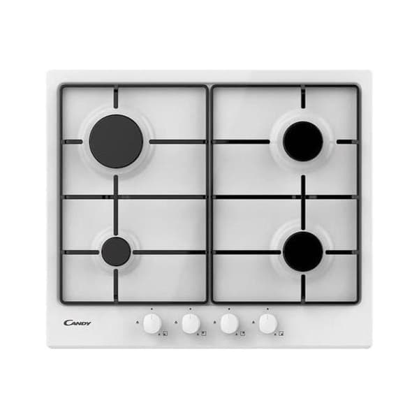 CANDY Piano Cottura CHW 6 BRWW a Gas 4 Fuochi Bianco