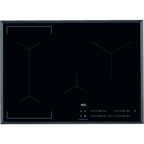 AEG IKE74441FB induktionshäll - Svart - 4 brännare - 710 mm - 520 mm - 2500 W - 14,5 cm - 3200 W