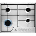 Miniatyrbild 1 av 4: Electrolux KGS 6424 SX gasspis - Rostfritt stål - 4 brännare - 1000W - 2000W - 3000W