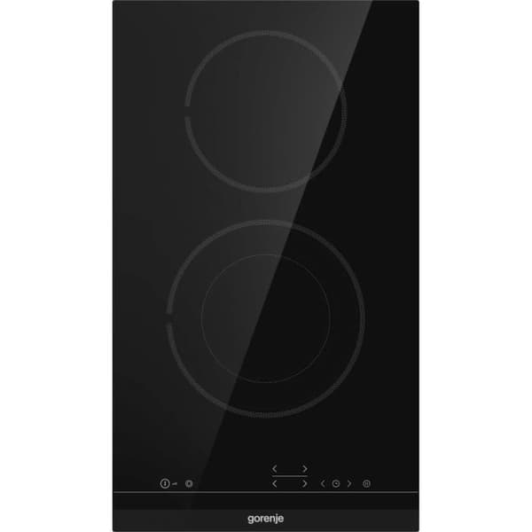 Gorenje ECT322BCSC, Inbyggd, Keramik, Glaskeramik, Svart, 1200 W, Rund Svart