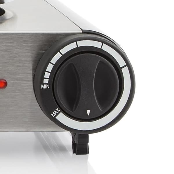 Tristar häll - Dubbel fristående rostfri häll - 2 brännare - 2500W - 2 års garanti