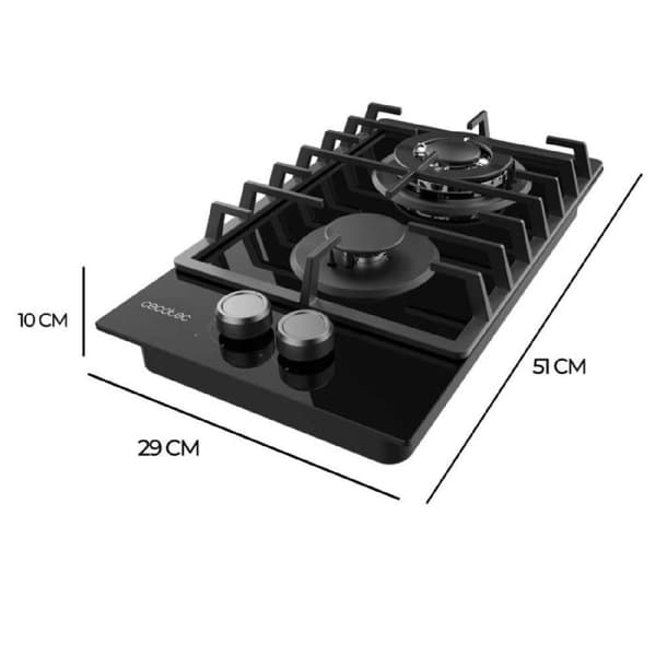 Cecotec Gaskök Bolero Squad G 2200F Glaskross svart