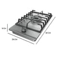 Miniatyrbild 4 av 5: Cecotec Gasplatta Bolero Squad G 1200F Inox