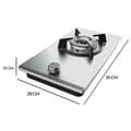 Miniatyrbild 4 av 5: Cecotec Gasplatta Bolero Squad G 1200S Inox
