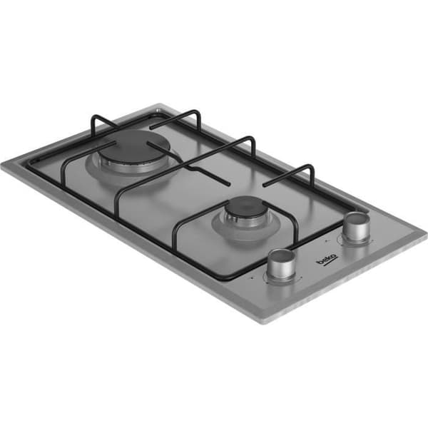 BEKO HDCG 32220 FX gasspis - Rostfritt stål - 2 brännare - 3900 W