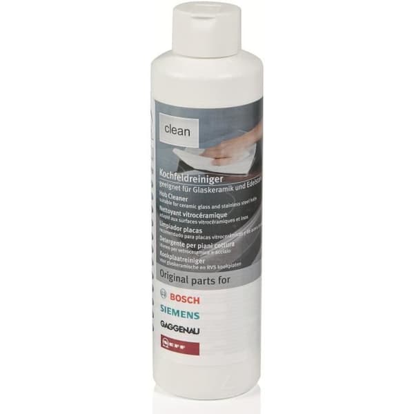 BOSCH 00311499 - Rengöringsmedel för keramikhällar och gashällar i rostfritt stål - 250 ml