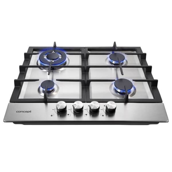 Koncept PDV4760, Integrerad, Gaskök, Rostfritt stål, Svart, Rostfritt stål, 1 W, 1,75 W