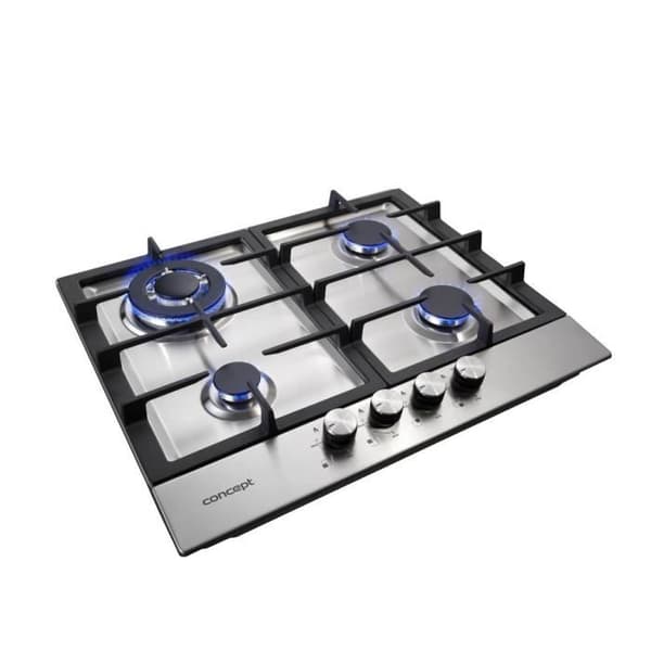 Koncept PDV4760, Integrerad, Gaskök, Rostfritt stål, Svart, Rostfritt stål, 1 W, 1,75 W