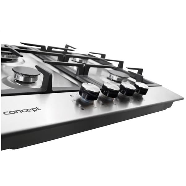 Koncept PDV4760, Integrerad, Gaskök, Rostfritt stål, Svart, Rostfritt stål, 1 W, 1,75 W