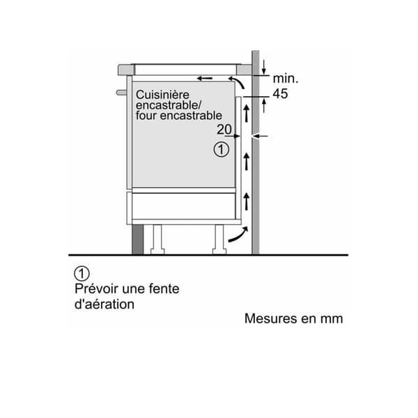 Häll: BOSCH Induktion 4 brännare 59,2 / 52,2 cm PIE631HB1E
