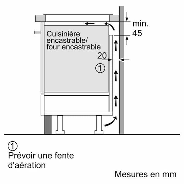 Häll: BOSCH Induktion 4 brännare 59,2 / 52,2 cm PIE631HB1E