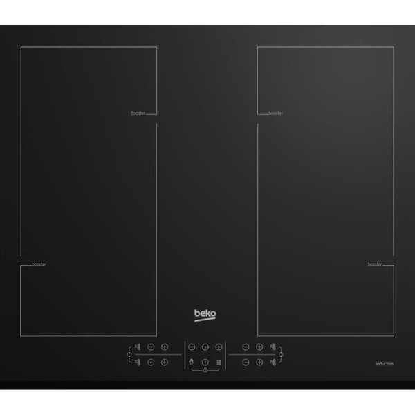 Induktionshäll - BEKO - 4 brännare - 60 cm - HII64206F2MT