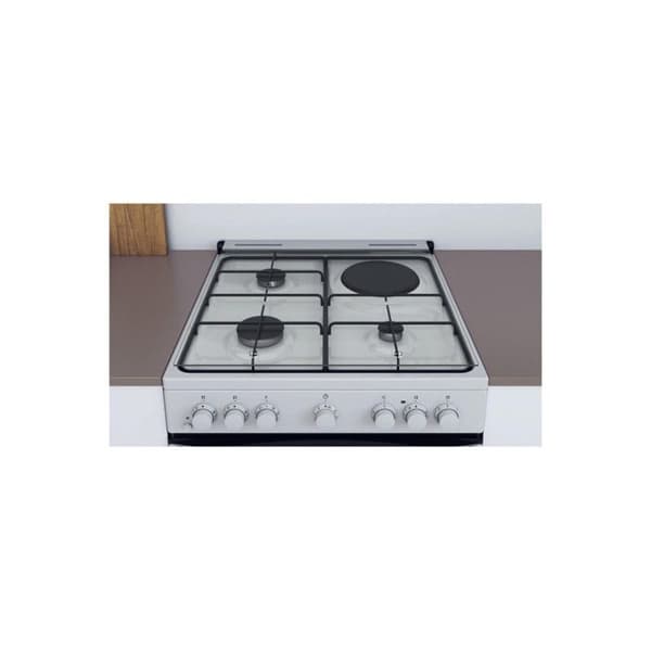 Cuisinière mixte Indesit is67m5pcw fr 1