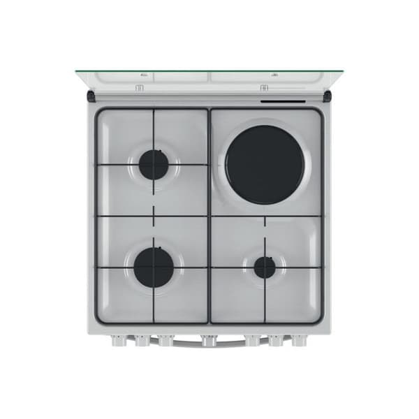 Cuisinière mixte Indesit is67m5pcw fr 1