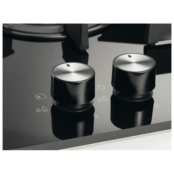 Electrolux EGM6343YAK häll Svart Inbyggd gas 4 spis(ar)