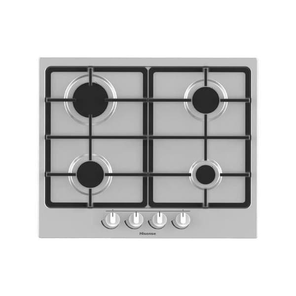 Gasolhäll - Hisense - GM643XF - 4 kokzoner - 60 cm - Anti-fingeravtryck rostfritt stål