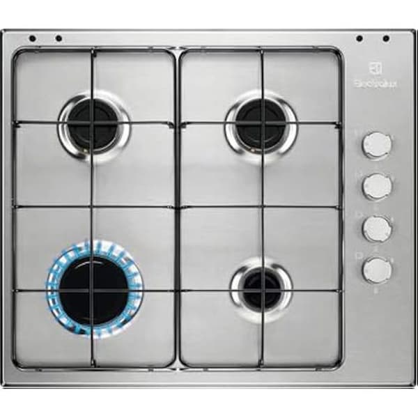 Köksplatta - ELECTROLUX - EGS6404SX - 4 gasbrännare - Ytplatta i rostfritt stål