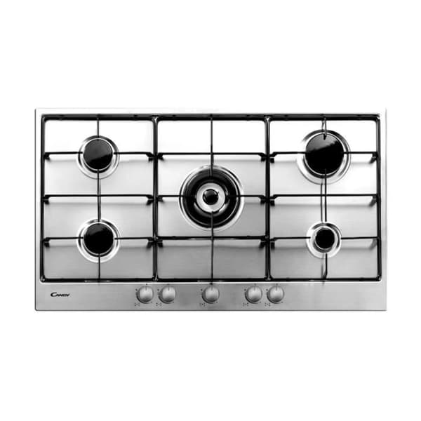 Gasspis - Candy - PG953/1SX - Rostfritt stål - 5 brännare - 1000 W till 4000 W