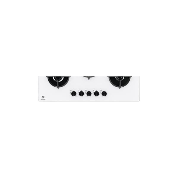 Electrolux EGG75372W, Vit, Inbyggd (placering), 75 cm, Gas, Glas, 5 zon(er)