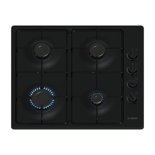 Gaskokplatta - BOSCH - PBP6B6K80 - 60 cm - Rostfritt stål - Svart