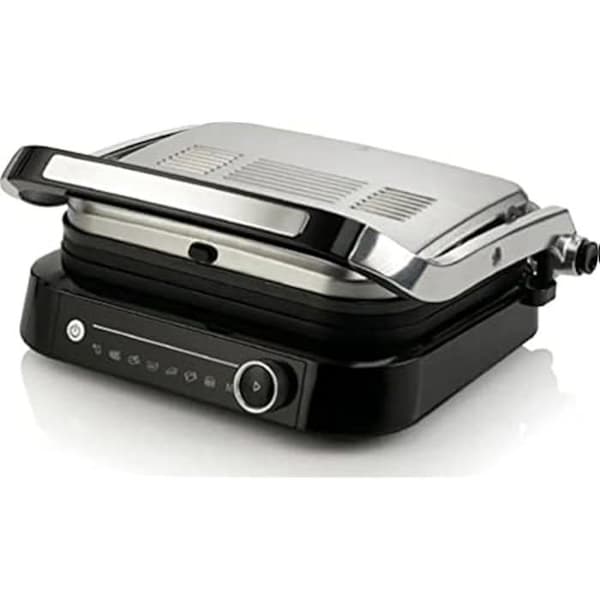 Grillkontakt - HISENSE - HCG2100S - Rostfritt Stål - 38x32 cm - Svart