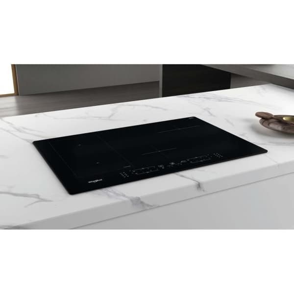 Whirlpool Integrable WLB 2977 NE Induktionsbord - Vitrokeramik - 4 element - Svart - 7200W - Känsligt