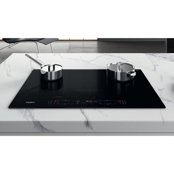 Whirlpool Integrable WLB 2977 NE Induktionsbord - Vitrokeramik - 4 element - Svart - 7200W - Känsligt