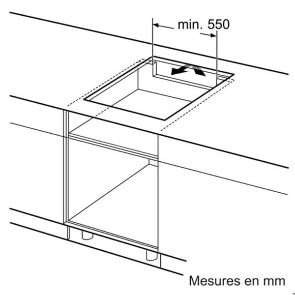 BOSCH Induktionshäll PVQ611BB6E Series 4, CombiZone, TouchSelect