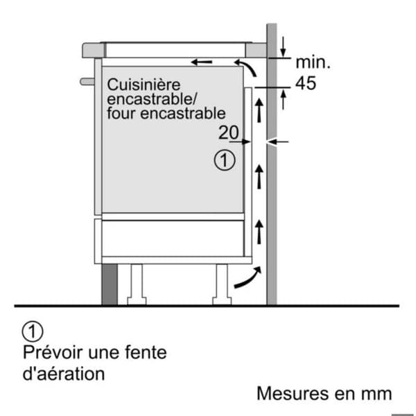 BOSCH Induktionshäll PVQ611BB6E Series 4, CombiZone, TouchSelect