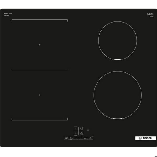 BOSCH Induktionshäll PVQ611BB6E Series 4, CombiZone, TouchSelect Svart