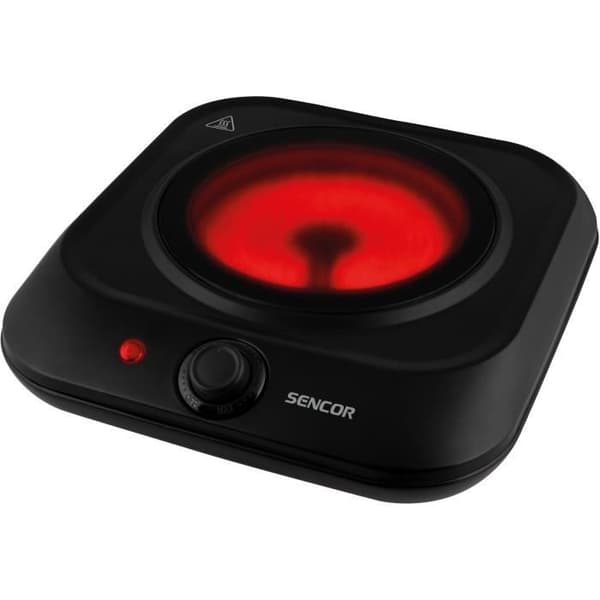 Infraröd kokplatta - SENCOR - SCP 1763BK - 1200 W - 1 brännare - Svart