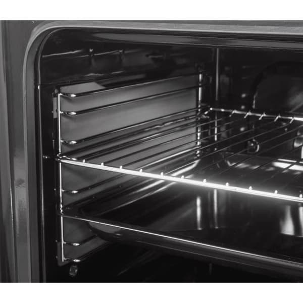 Cuisinière vitrocéramique CONTINENTAL EDISON CECV60FCS - 4 brännare - L58,8 xP61 xH83 cm - Silver