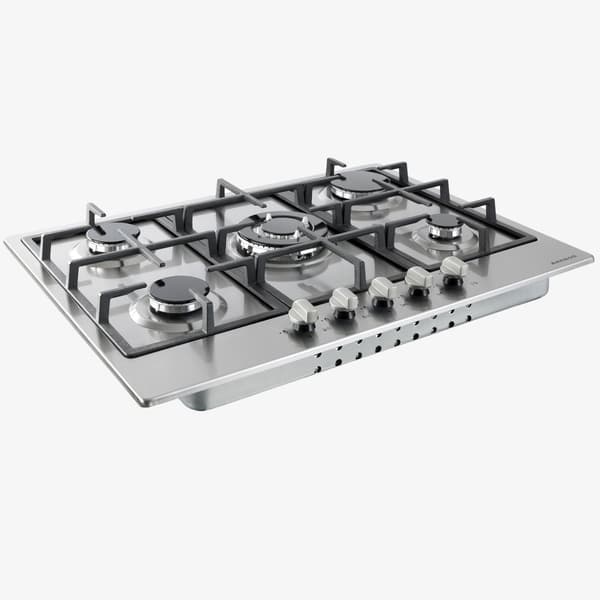 Gaskogeplade 68 cm 5 brændere