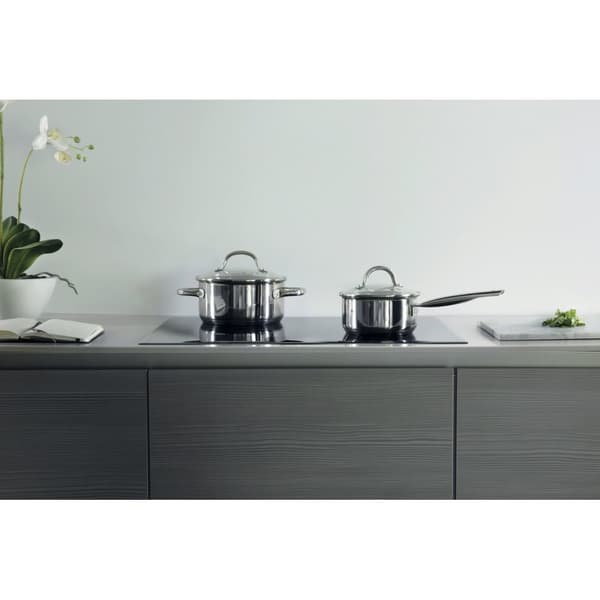 Whirlpool SMO 654 OF/BT/IXL Sort Indbygget 65 cm Zone induktionskogeplade 4 zone(r)