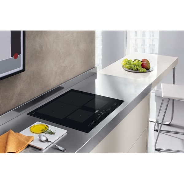 Whirlpool SMO 654 OF/BT/IXL Sort Indbygget 65 cm Zone induktionskogeplade 4 zone(r)