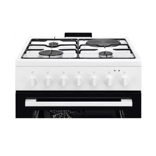 Kombinationsspis gas/elektrisk 4 hällar 60x60 Multifunktion ELECTROLUX - LKM624022W