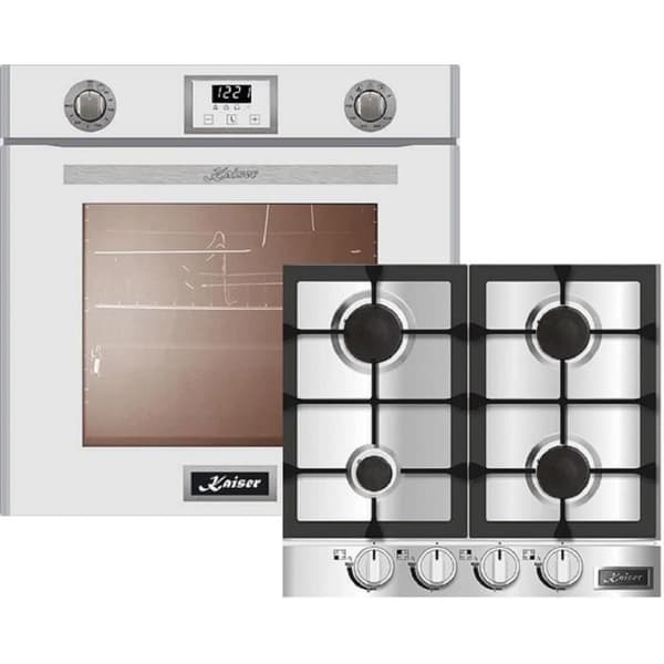 Kaiser Cuisinière Set EG 6374 med inbyggnadsugn + KG 6357 gaskokplatta