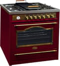 Miniatyrbild 2 av 4: Kaiser HC 93555 IRotEm Elektrisk spis 90 cm + Fläktkåpa A 9315 Röd 90 cm